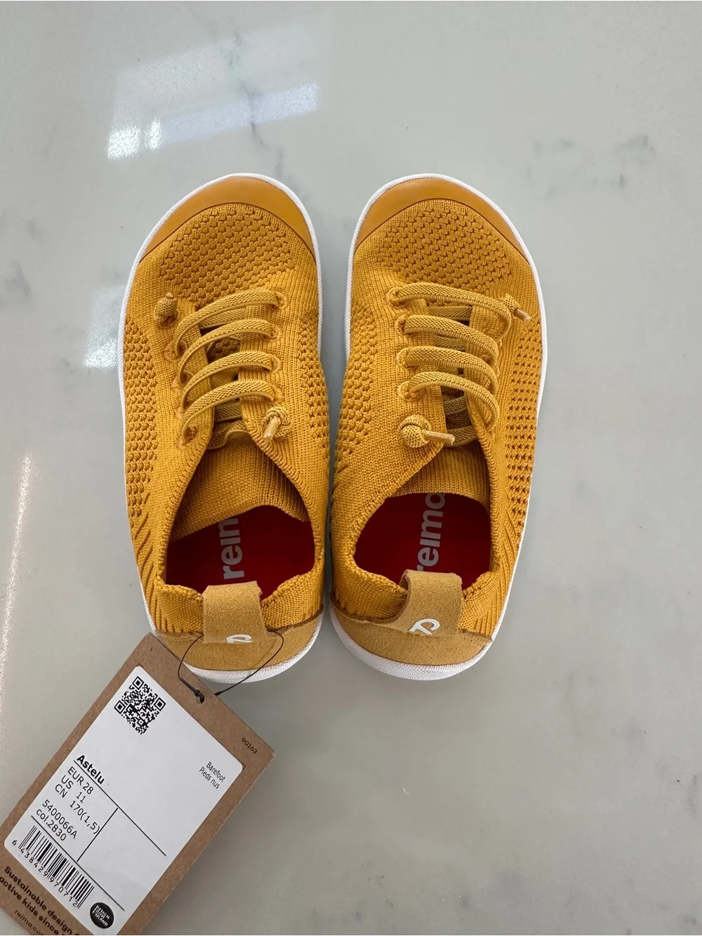 REIMA Astelu Kids' Lightweight Barefoot Shoes- Size 11, EU 28